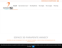 Tablet Screenshot of espace3d.fr